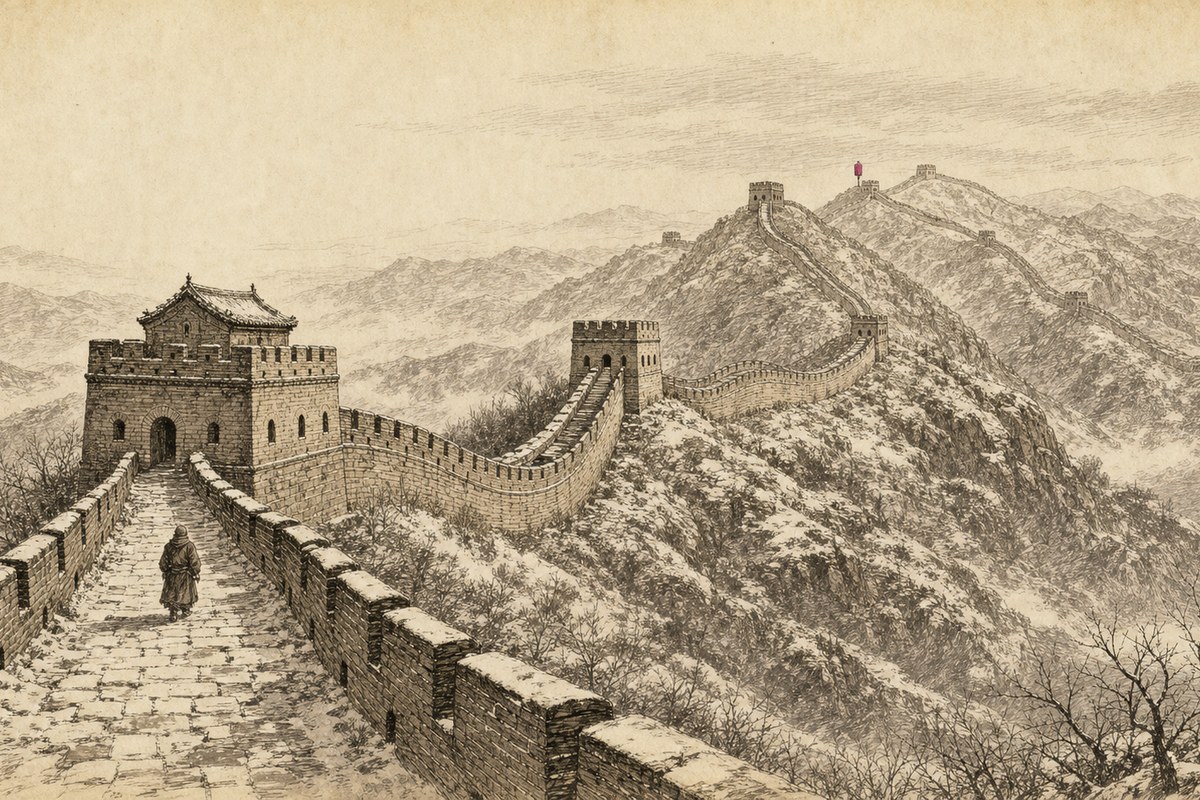 The Great Wall in winter