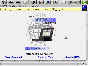 WebBoy running under PC-DOS 5.0